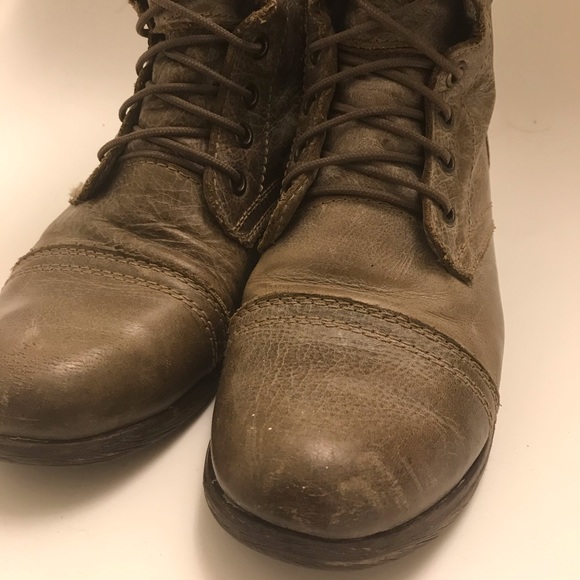 Grey combat boots - Picture 8 of 10